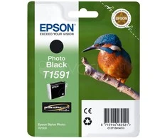 Epson T1591 Ink Cartridge, Photo Juodas