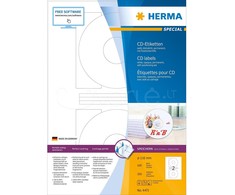 HERMA 4471 lipni etiketė Balta Apskritimas Ilgalaikis 200 vnt