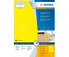 HERMA 4396 etiketė spausdinimui Geltona Lipni spausdintuvo etiketė
