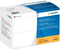 HERMA 4319 lipni etiketė Balta Stačiakampis 1000 vnt