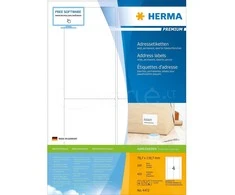 HERMA 4472 ženklinimo etiketė Balta