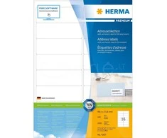 HERMA 4267 etiketė spausdinimui Balta Lipni spausdintuvo etiketė