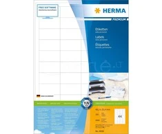 HERMA 4608 etiketė spausdinimui Balta Lipni spausdintuvo etiketė