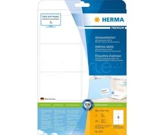 HERMA 5077 ženklinimo etiketė Balta