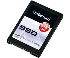 SSD Intenso Top 512GB SATA3, 520/300MBs, Atsparus smūgiams, Mažos galios