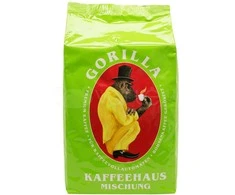 Gorilla Kaffeehaus sveikos pupelės 1kg kilnus mišinys be karčiųjų medžiagų