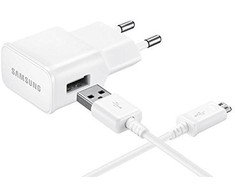 Samsung kelioninis įkroviklis TA20EWEU microUSB 2A (Baltas)