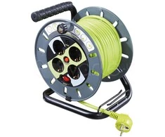 Ilgintuvas MASTERPLUG, 4 vietų, 3x1,5, ritė, su įžeminimu, 25 m, OMG25164SL