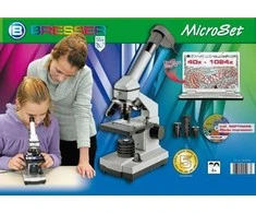 Mikroskopas BRESSER JUNIOR 40X-1024X su dėklu