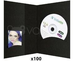 Nuotraukų rėmelis 1x100 Daiber aplankai su CD archyvu, 10x15, juodi