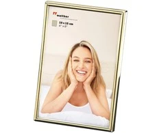 Nuotraukų rėmelis Walther Chloe auksinis 10x15 portreto rėmelis WD015G