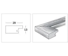 Nuotraukų rėmelis walther design HO040D Home 30x40cm medinis, pilkas