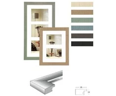 Nuotraukų rėmelis walther design HO338B Home 3X 13x18cm, medinis, juodas