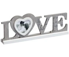 Nuotraukų rėmelis Walther Love 8x7,7 Mediena portretinė pilka YF199D