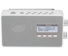 Panasonic RF-D10EG nešiojamas DAB radijas 2 vatai sidabrinis