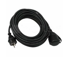 REV plėtinys IP44 10m juodas