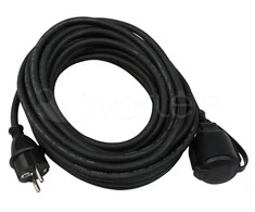 REV plėtinys IP44 50m juodas