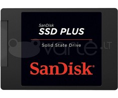 SANDISK SSD PLUS 480GB SSD, 2,5" 7mm, SATA 6Gb/s, Skaitymas / rašymas: 535 / 445 MB/s