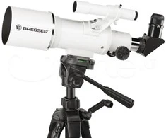 Teleskopas Bresser Classic 70/350 AZ 18 - 140x su išmaniojo telefono adapteriu