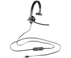 Logitech H650e Laisvų rankų įranga Su lankeliu Juoda, Pilka