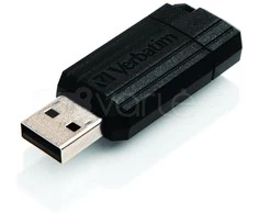 Verbatim PinStripe USB atmintukas 64 GB USB A tipo 2.0 Juoda