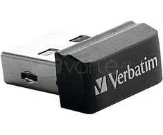 USB atmintis Verbatim 32GB, su OTG adapteriu, juoda / V49822
