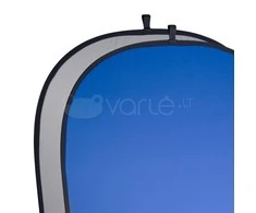 Walimex walimex 2in1 sulankstomas fonas pilkas/mėlynas, 180x210cm