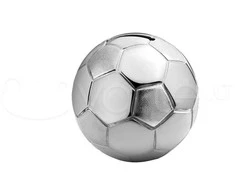 Zilverstad taupymo dėžutė Fußball, padengta sidabru, lakuota A6007260