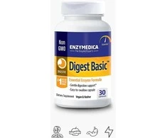 Enzymedica Digest™ Basic - fermentai virškinimui gerinti, kasai ir žarnynui, 30 vegkapsulių