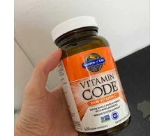 Garden of life Vitamin Code RAW VITAMIN C - Vitaminas C visavertis su antioksidantais, probiotikais ir fermentais. Bioaktyvus kompleksas,120 vegkapsulės