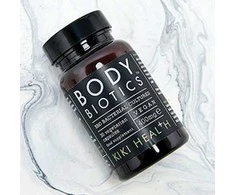 KIKI Health BODY BIOTICS bioaktyvūs probiotikai su prebiotikais, 120 vegkapsulių