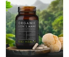 KIKI Health Lion's Mane - Funkciniai grybai gerai koncentracijai , 60 vegkapsulių