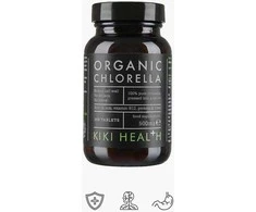 KIKI Health Organic CHLORELLA - Detoksikuojanti Chlorelė, 200 tablečių