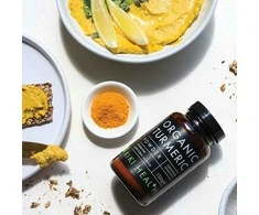 KIKI Health Organic TURMERIC- Ekologiška Ciberžolė su kurkuminu,150 g. milteliai