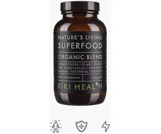 KIKI Health Superfood NATURE'S LIVING - Supermaistas visaverčiai mitybai - šarminantys mineralai, vitaminai ir antioksidantai 150 gr. milteliai
