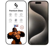 Connect Apple iPhone 15 3D Corning Gorilla Glass 5X stong Juodas