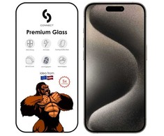 dbramante Apsauginis stiklas Connect Apple iPhone 15 Pro Max 3D Corning Gorilla Glass 5X strong Juodas (CONAPP15PMFCG)