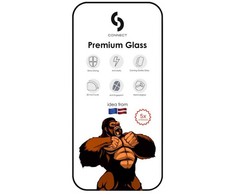 Mocolo Connect Apple iPhone 12/12 Pro 3D Corning Gorilla Glass 5X stong Juodas