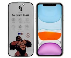 dbramante Prijunkite Apple iPhone XR/11 Privacy 3D Corning Gorilla Glass 5X stiprumo Juodas