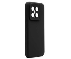 Connect Xiaomi 14 Premium Quality Magnetic Soft Touch Silikoninis dėklas Juodas