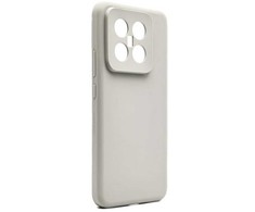 Connect Xiaomi 14 Pro Premium Quality Magnetic Soft Touch Silikoninis dėklas Pilkas