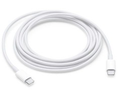 CP CBL4 Izturīgs TPE 20W PD USB-C uz USB-C datu un uzlādes 2m kabelis balts (OEM)
