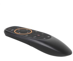 CP G10s Universāla Smart TV Air Mouse - Bezvadu / IR Pults Balss Asistents &amp; Giroskops Melna