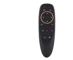 CP G10s Universāla Smart TV Air Mouse - Bezvadu / IR Pults Balss Asistents &amp; Giroskops Melna