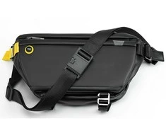 Divoom Pixoo Sling Bag Premium Laikapstākļu izturīga soma ar Led Pixel Art Displeju &amp; App vadību Melna