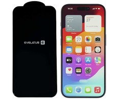 Evelatus Apple iPhone 15 Pro Corning Gorilla Glass Anti-Static 3D Full Cover 5X Strong