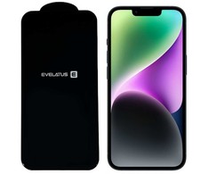 Evelatus Apple iPhone 14/13/13 Pro 6.1 Corning Gorilla Glass Anti-Static 3D Full Cover 10X Stronger