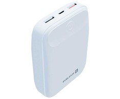 Evelatus EPB07 10000mAh Kompakts Power Bank x2 USB Ātrs 18W uzlāde Balta