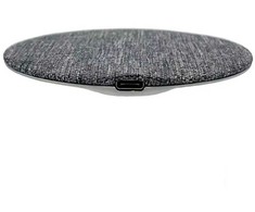 Evelatus EWC04 Audums 15W bezvadu uzlādes padeve Smartfona pulkstenim austiņām USB-C melna pelēka