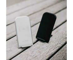 Evelatus EWD01 15W Bezvadu lādētājs ar izveklamu Klipša Statīvu priekš Telefona USB-C Melns